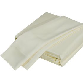 Luxuriously Soft 100% Viscose Derived from Bamboo 4-Piece sheet Set , Oeko-TEX Certified, Full - Cr√®me