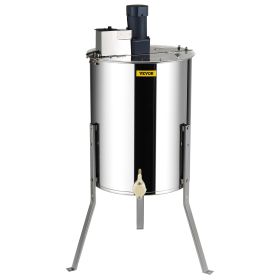 VEVOR Electric Honey Extractor, 4/8 Frames Honey Spinner Extractor, Stainless Steel Beekeeping Extraction