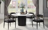 ACME Jaramillo Side Chair (Set-2), Black Fabric & Black Finish DN02696