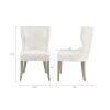 Upholstered Wingback Dining Chair