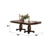 ACME Chateau De Ville Dining Table, Espresso 64075A