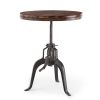 Sparrow - Round Crank Table - Dark Brown