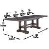 Napa - Dining Table - Brown