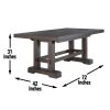 Napa - Dining Table - Brown