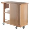 Douglas Utility Kitchen Cart; Natural