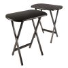 Cade 2-Pc Oversize Snack Table Set; Coffee