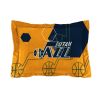 Jazz OFFICIAL NBA "Hexagon" Twin Comforter & Sham Set; 64" x 86"