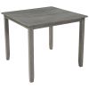 5 Piece Dining Table Set Industrial Wooden Kitchen Table and 4 Chairs for Dining Room (Grey)