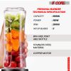 5 Core 20 oz Personal Blender Electric 160W 600ml for Shakes and Smoothies Countertop Powerful Kitchen top Food Processor with Portable Sports Bottle