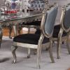 Silver Grey and Antique Platinum Tufted Side Chair (Set of 2)