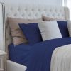 Luxuriously Soft 100% Viscose Derived from Bamboo 4-Piece Sheet Set , Oeko-TEX Certified, King - Indigo