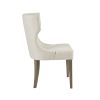 Upholstered Wingback Dining Chair