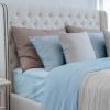 Luxuriously Soft 100% Viscose Derived from Bamboo 4-Piece sheet Set , Oeko-TEX Certified,California King - Sky