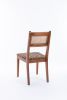 Rattan Leather Woven Strips Kitchen Dining chair,Living Room Side Chairs 18 Inch K/D set of 2