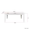 Dining Table , 106.3 in Large Extendable Kitchen Table