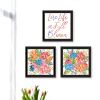 Trendy Decor 4U "Live Life in FULL Bloom!" Framed Wall Art for Living Room, Wall Art Print for Home Decor, Bedroom Wall Art by Heidi Kuntz