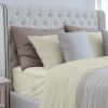 Luxuriously Soft 100% Viscose Derived from Bamboo 3-Piece sheet Set , Oeko-TEX Certified, Twin - Cr√®me