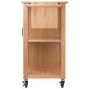 Douglas Utility Kitchen Cart; Natural