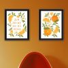 Trendy Decor 4U "Sunshine on My Mind- Oranges" Framed Wall Art for Living Room, Wall Art Print for Home Decor, Bedroom Wall Art by House Fenway