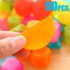 60/90pcs Square/Fruit Shaped Reusable Ice Cubes Plastic Multicolour Ice Cube Picnic Keep Drink Cool Physical Cool Party Bar Tool