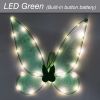 LED Fairy Wings Glowing Sparkle Butterfly Elf Princess Angel Wings Halloween Party Cosplay Costumes Performance Photography Prop