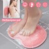 1pc Massage Pad Shower Foot Massage Mat TPR Bath Foot Massage Pads Mat Scrub Washing Back Bathroom Anti-Slip Pad Clean Dead Skin