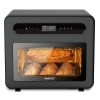 Geek Chef Steam Air Fryer Toast Oven Combo , 26 QT Steam Convection Oven Countertop , 50 Cooking Presets, with 6 Slice Toast, 12" Pizza