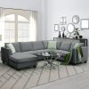 [VIDEO provided] 112*87" Sectional Sofa Couches Living Room Sets, 7 Seats Modular Sectional Sofa with Ottoman