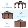 Brown Gazebo (Powder Coated)